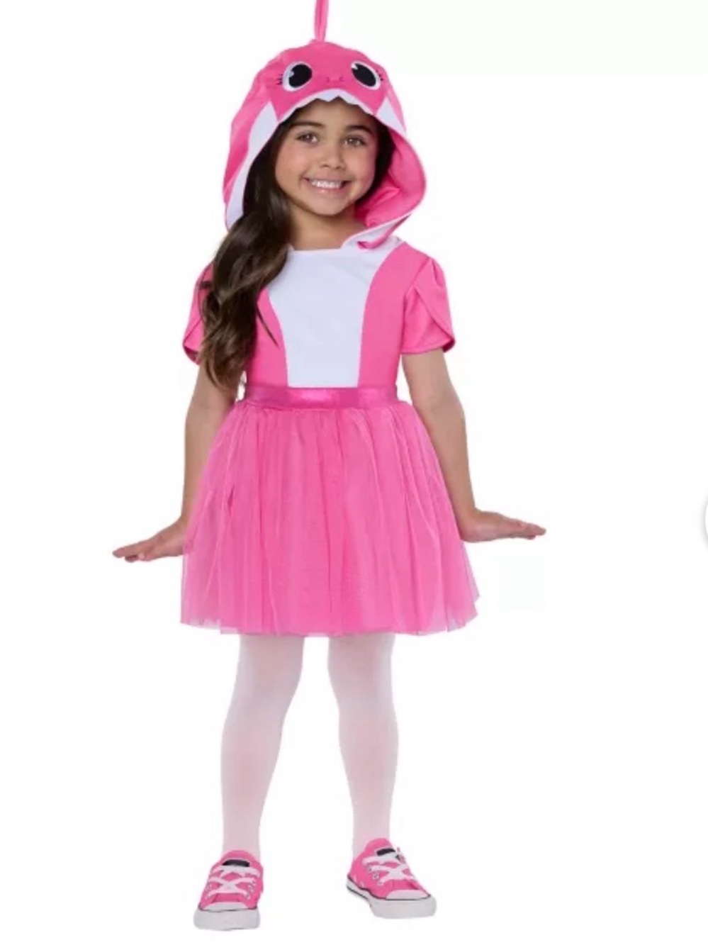 Baby Shark Hooded Tutu Costume Dress - Brand 3T Toddler Costume